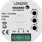Universell tryckdimmer för LED, glödljus, halogen och elektronisk transformatorer - Butikel.se