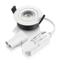 Zebra Downlight IZO 2.0 LED 6,5W 2700K vinklingsbar IP44 vit