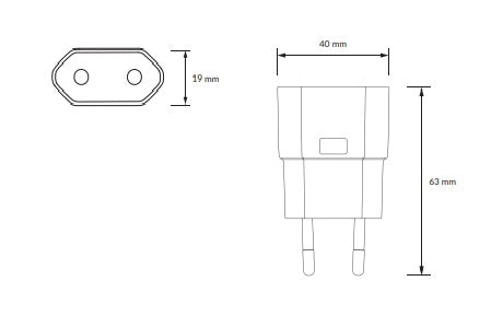 Smart plug dimmer